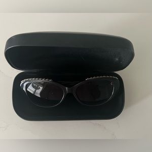 COACH HC8296U 5002/8G New Black/Gray Gradient Oval Women's Sunglasses